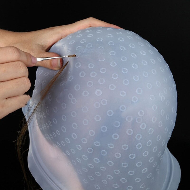Gjenbrukbar salong hårfarge farge highlighting dye cap for hair extension styling verktøy frisør skjønnhet frisørsalong