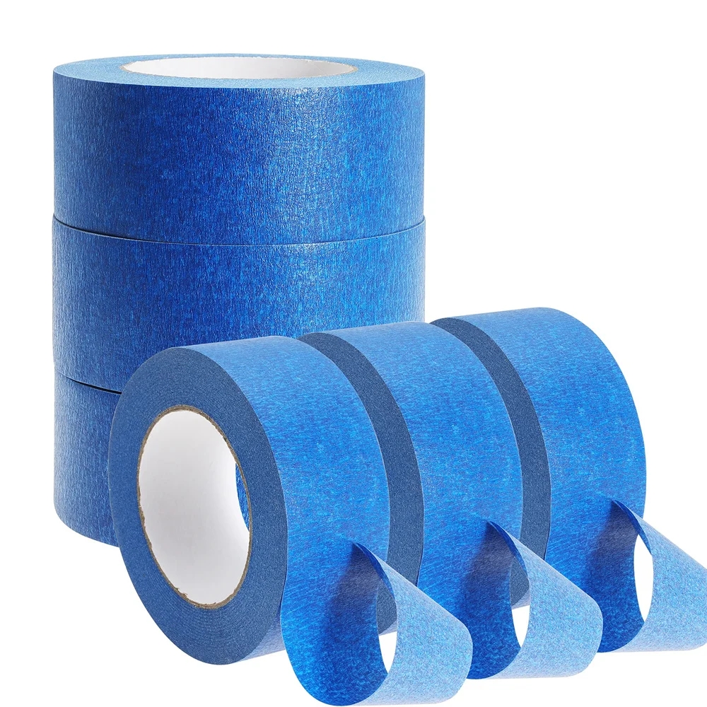 3 Rotoli/Set Nastro di Vernice Multi-Superficie per Mascheratura Facile Rimozione Nastro di Vernice Sicurezza Pittura Murale Artigianato Costruzione di Arte Casa 20 m/Rotolo