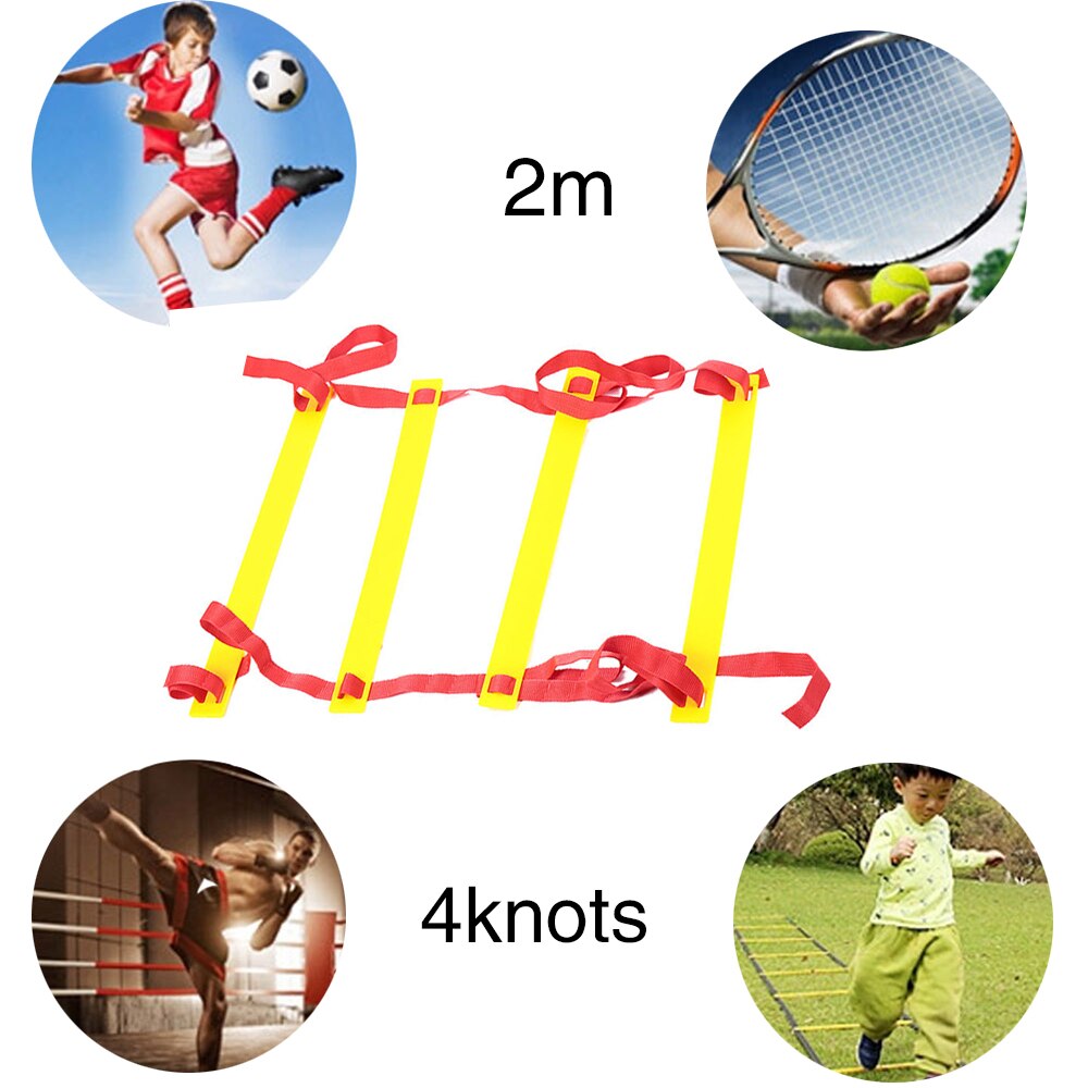 Step Agility Ladder, 2M Agility Ladder Training Equipment Flexibility Plastic