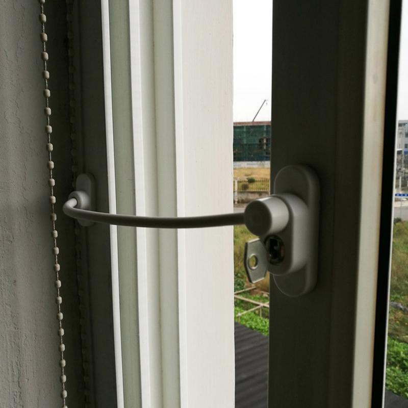 Door Window Lock Security Cable Lock Door Safety Restrictor Child Room Window And Door Security Restrictor: Default Title
