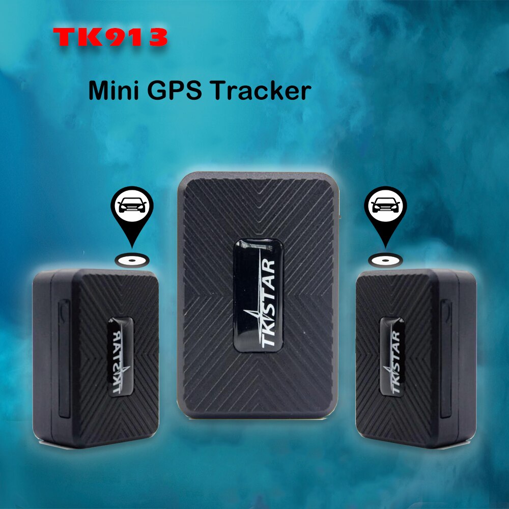Mini voertuig gemonteerde apparatuur GPS voertuig tracker TK913 remote monitoring voice waterdichte sterke magnetische eenvoudige installatie