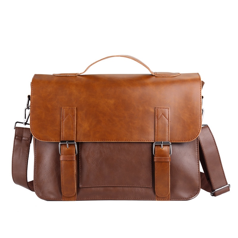 Brand Men Briefcase Shoulder Bag Messenger Bags Casual Business Laptop Briefcase Male Brand Simple Crossbody Bags