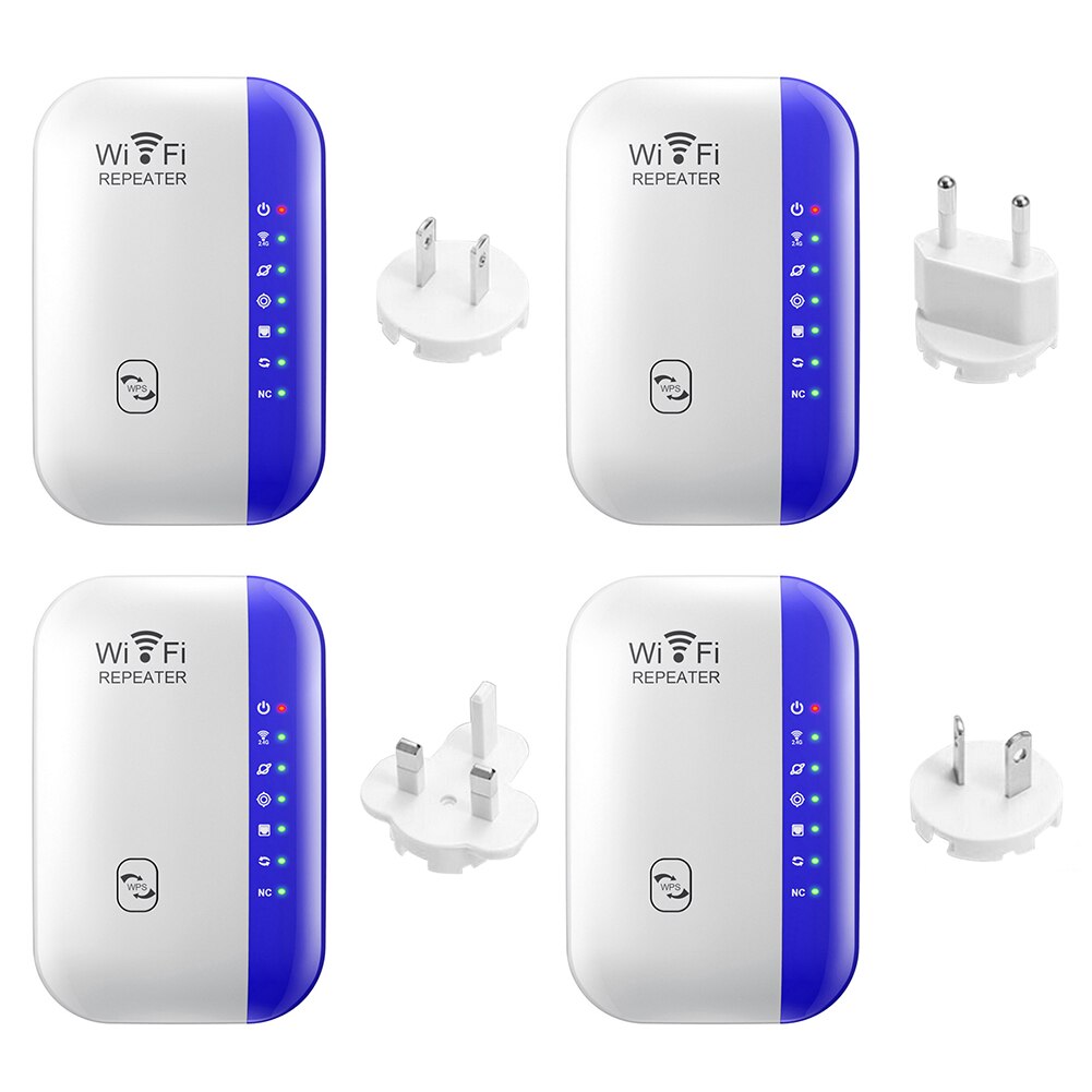 Extensor de repetidor WiFi de 300M y 2,4 GHz, amplificador de señal de red inalámbrico, amplificador de rango de señal para interiores y hogares