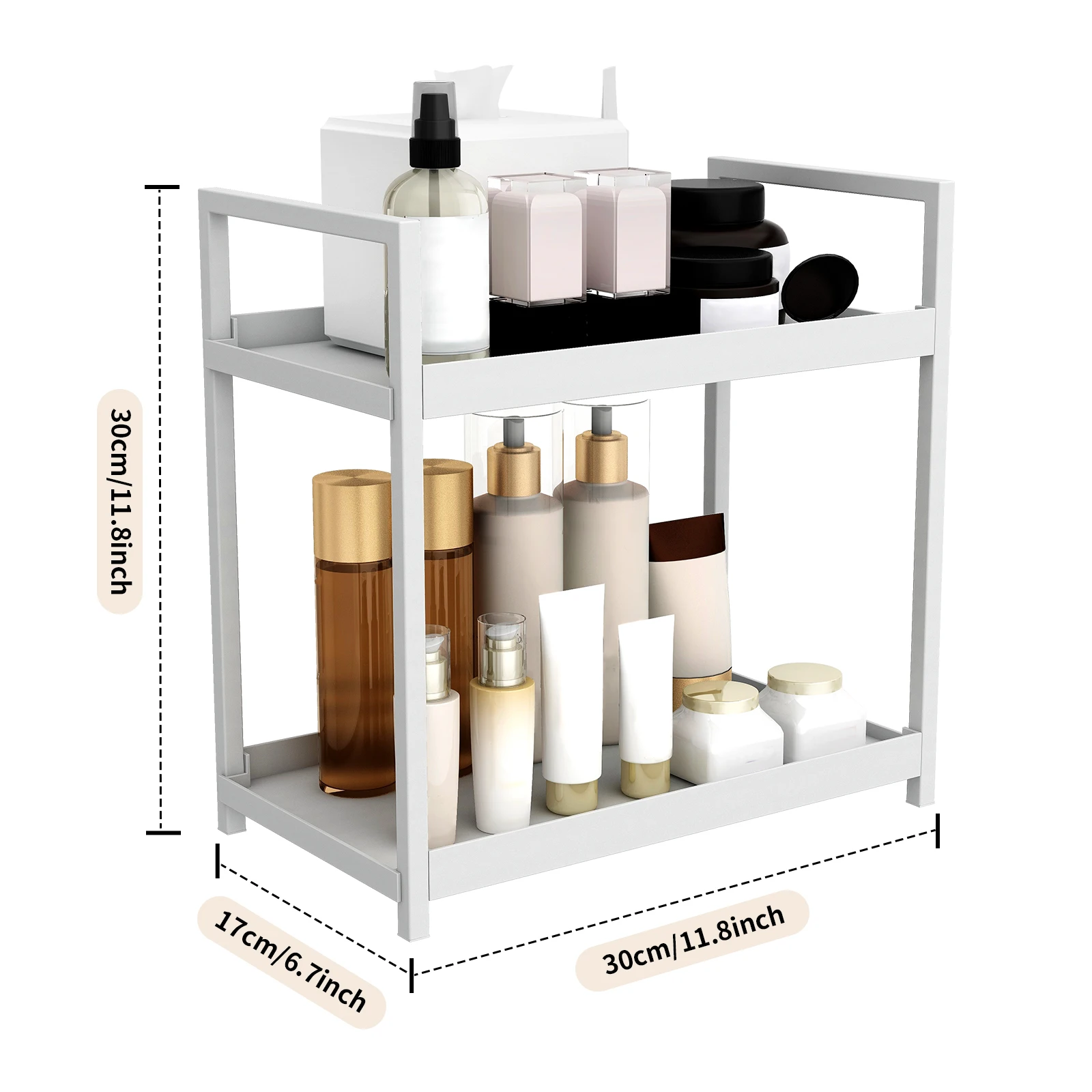 YATINEY Mug Holders, Cup Holder Stand, Cup Rack with 8 Hooks, Cup Stand, Kitchen Rack, Vertical Storage Rack, Cup Holder with Shelves, Display Stand YATINEY Mug Holders, Cup Holder Stand, Cup Rack with 8 Hooks, Cup Stand, Kitchen Rack, Vertical Storage Rack, Cup Holder with Shelves, Display Stand