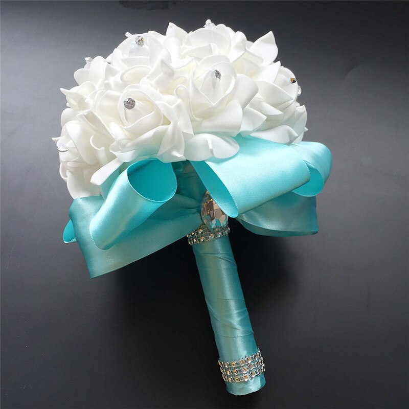 Ramos de boda para decoración de damas de honor, ramo de flores de boda, accesorios de matrimonio, pequeños ramos de novia, flor de espuma
