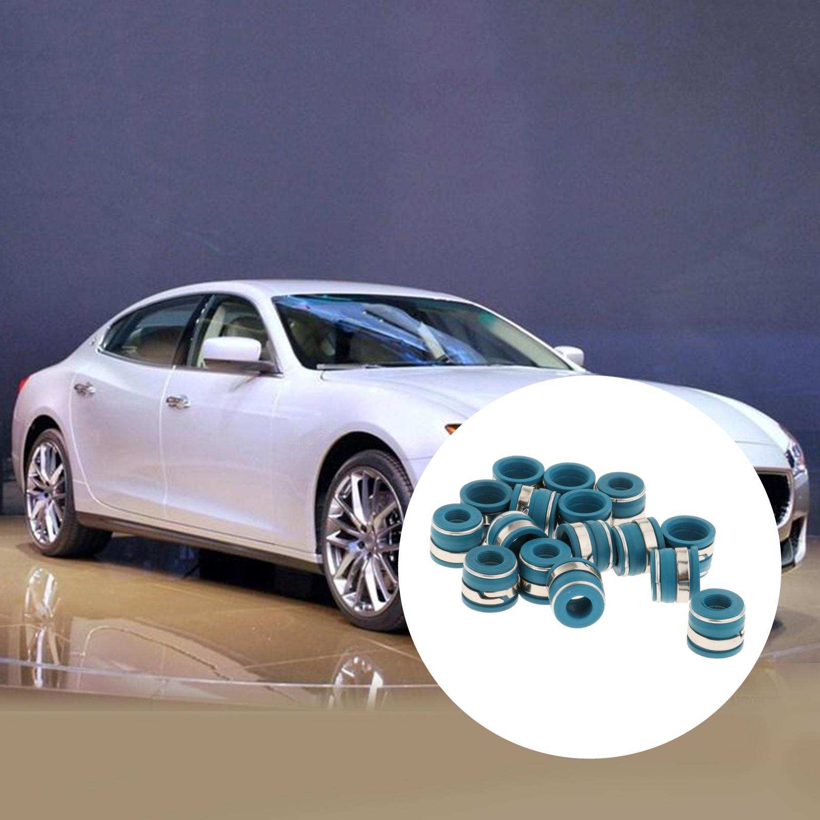 16Pcs Valve Stem Seal Replacement 11/32" x .500" Engine Valve Stem Seal Set Valve Seal Cylinder Heads for Chevy SBC BBF SBF