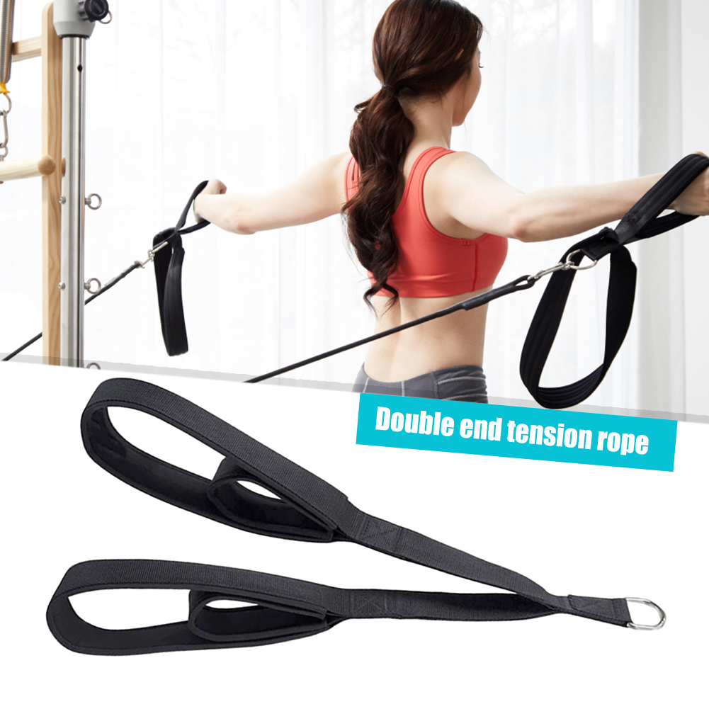 Corde de traction antidérapante pour entraînement musculaire, corde d'exercice pour triceps, longue sangle polyvalente pour pulls faciale/poussetage/groups