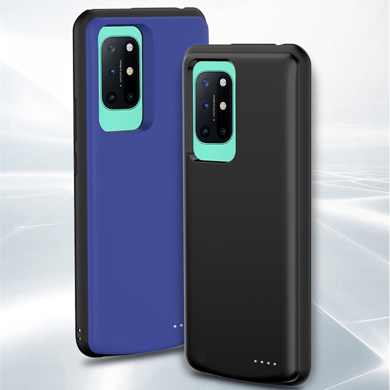 Capa protetora para smartphone oneplus 8t, 6800 mah, bateria recarregável para oneplus 8t