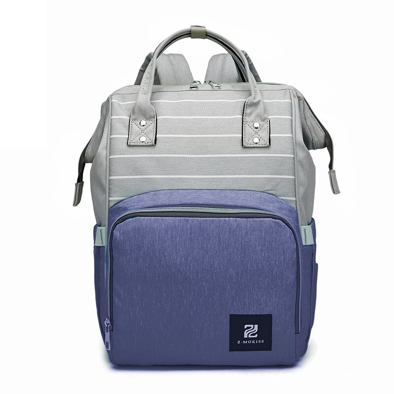 Ort der Herkunft von Waren Hand Rucksack Oxford Tuch Wasserdichte MOTHER'S Tasche Multi-funktionale nai fen bao Koreanische-stil Str: Purple Spell Greyish White