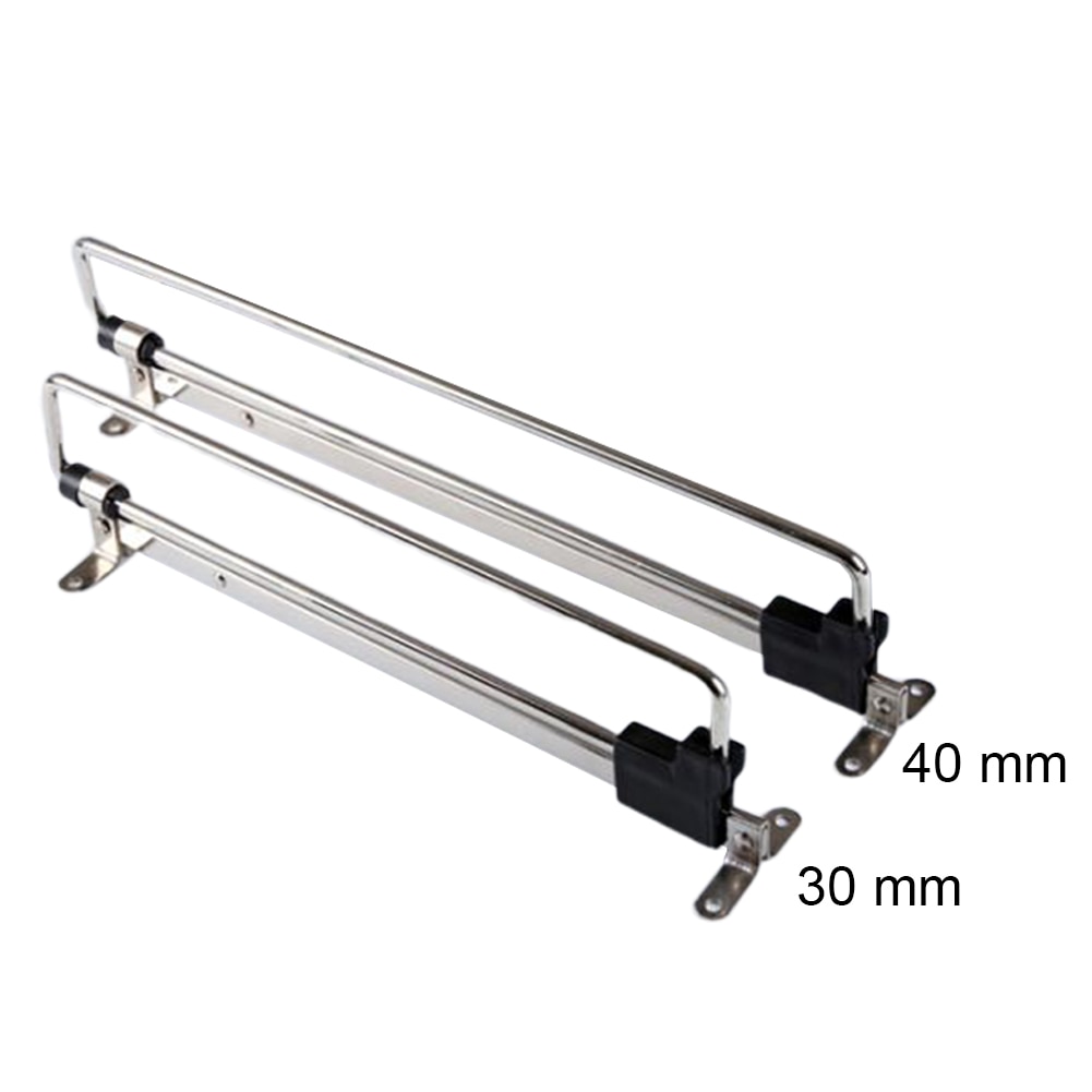 Pull Out Telescopic Clothes Rod Storage Sliding Rail Space Saving Closet Wardrobe Hanging Household Cabinet Bedroom Retractable