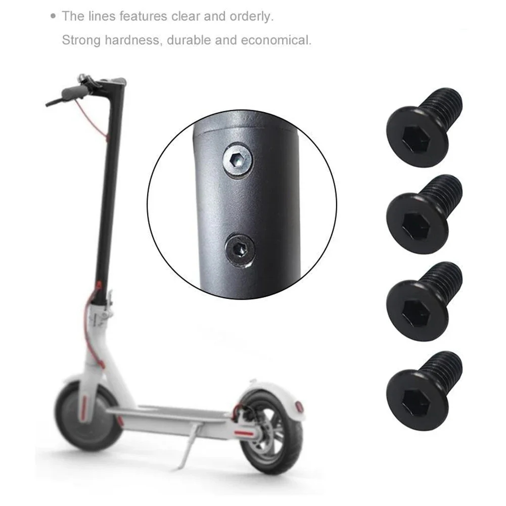 4/10pcs Electric Scooter Screws Set Mounting Screw With Wrench For/Pro For Electric Scooter Replace Bolts Forehead