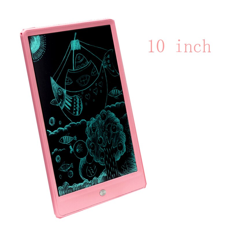 10 ''LCD Schreiben Tablet Bord Kinder Schreiben Pad Zeichnung Malerei Grafikkarte Kind Kreativität Phantasie Kind: 10 Inch Pink