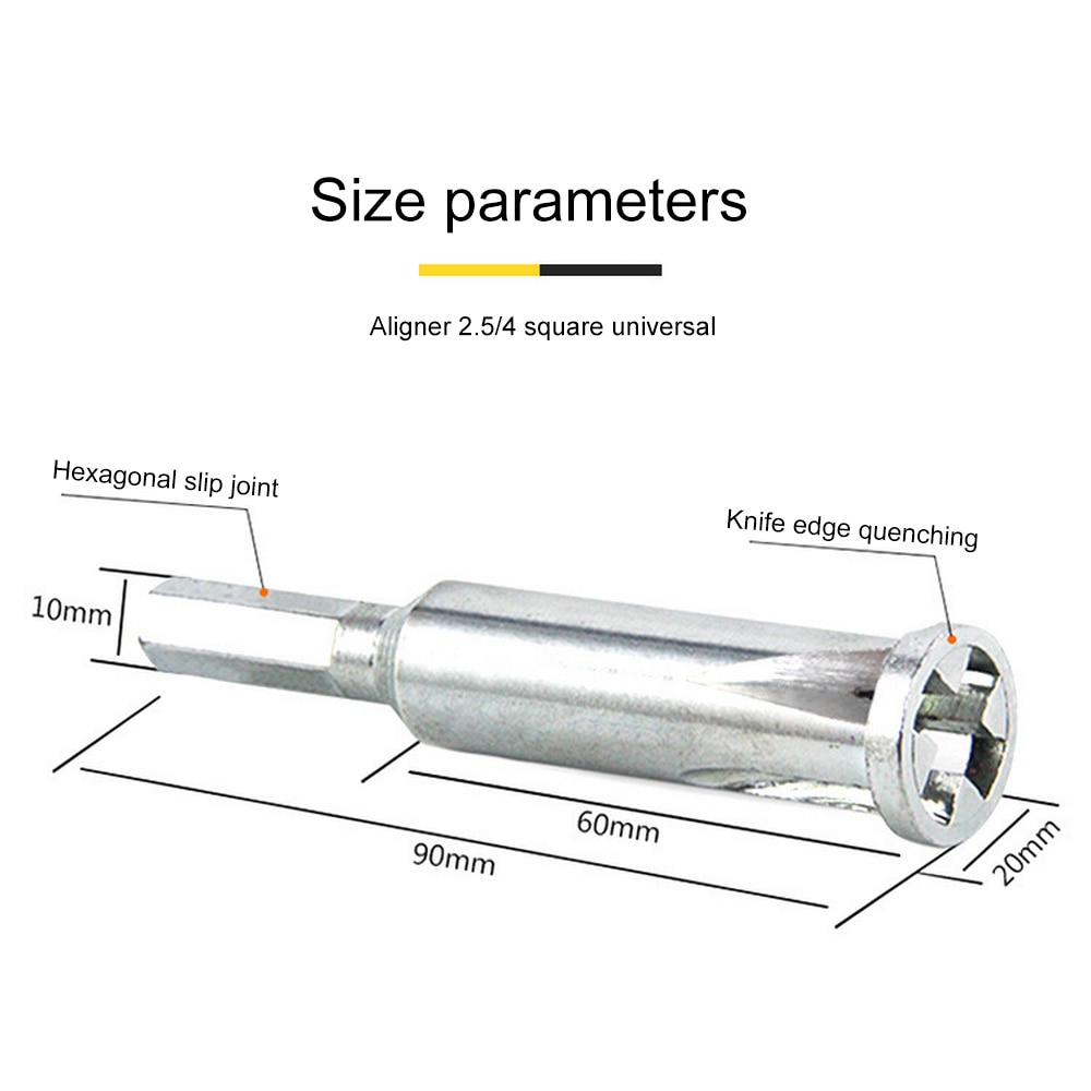 Electrical Twist Wire Tool 2.5-4 Square Hole Electrician Universal Automatic Twisting Wire Stripping Doubling Machine Connector