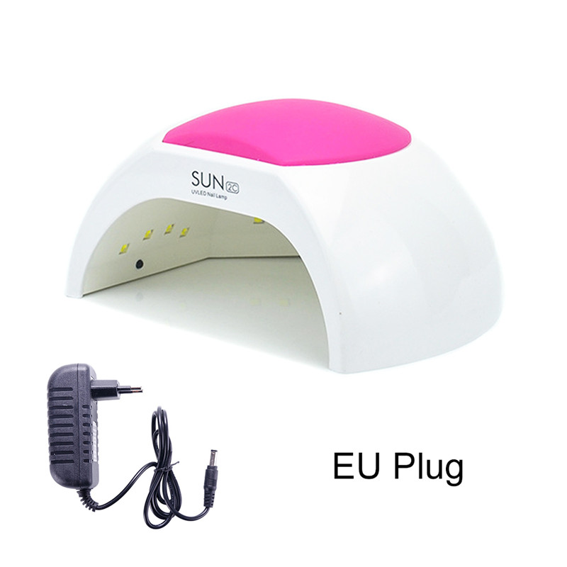 Lámpara de 48W para uñas, secador de uñas para Gel UV, LED, máquina de uñas de Gel, Sensor infrarrojo, temporizador Digital, SUN2 #297986: EU Plug