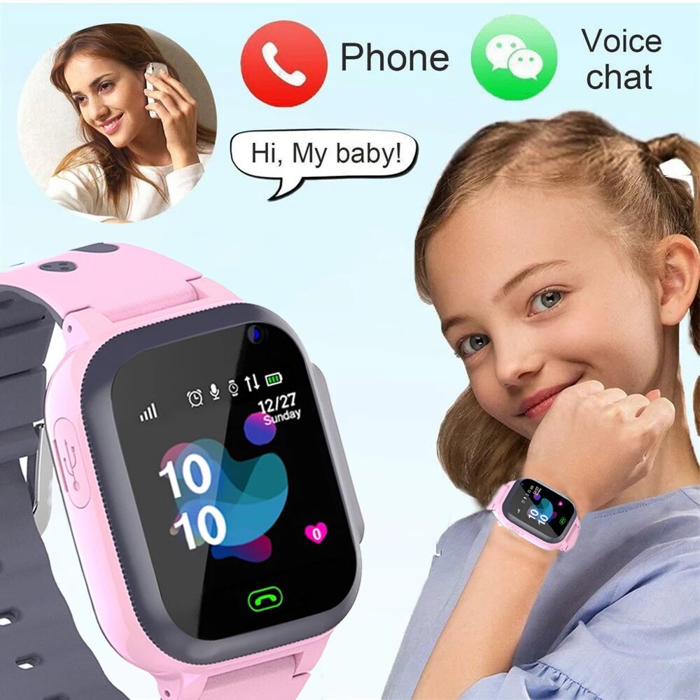 ZK50 Children's Smart Watch Toy Walkie Talkie Waterproof Location Tracker Wristwatch Toys Boys Girls Kids Toy IOS Android