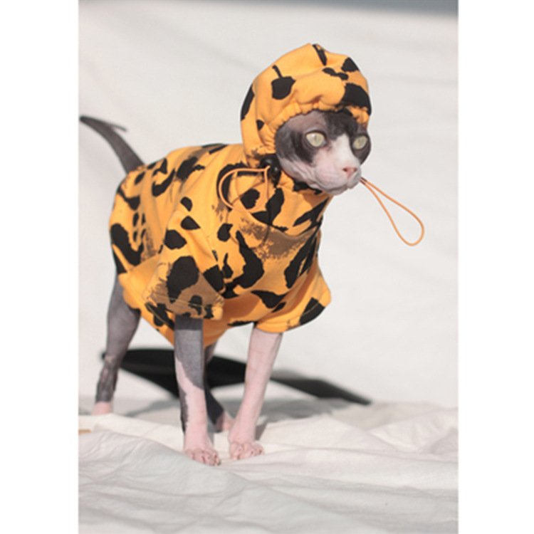 Huisdier Kleding En Najaar Trend Hooded Sport Katoenen Trui Trekkoord Kraag Sphinx Haarloze Kat Sphynx Kleding Voor Katten