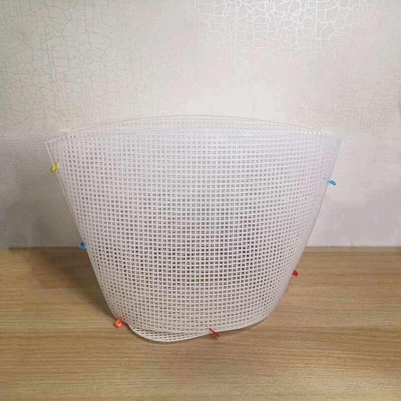 Auxiliary Embroidery Plastic Mesh Sheet Chenille Handcraft DIY Bag Accessories Easy Knit Helper Grid Messenger: Grid C-M