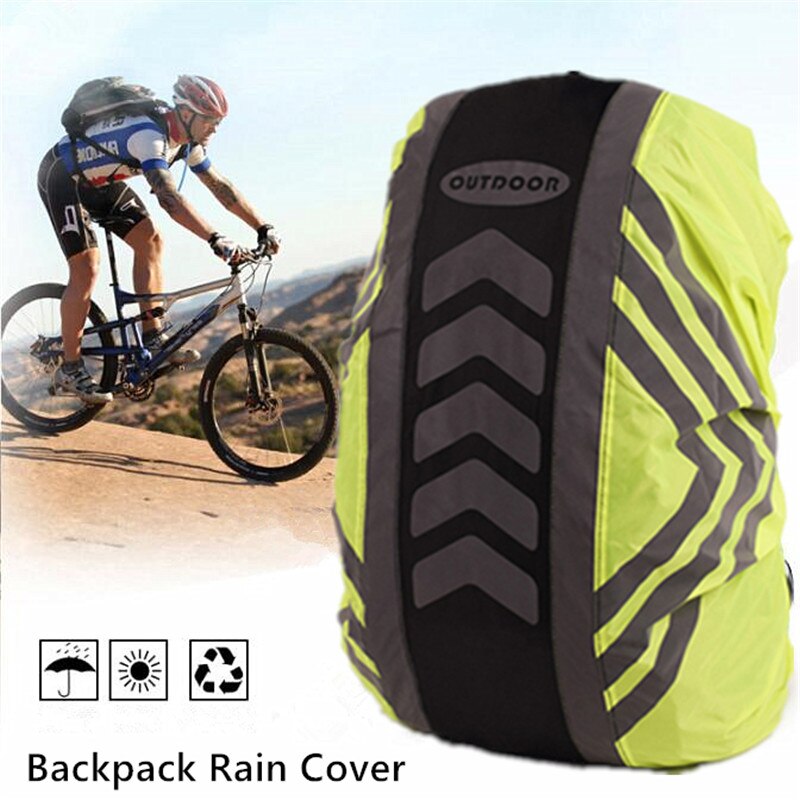 20-55L Waterproof Reflective Backpack Cover Camping Outdoor Cycling Rain Cover Hiking Cycling Bag Cover