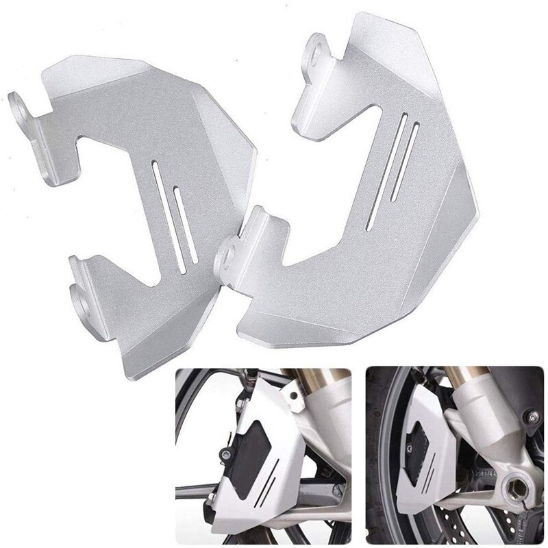 Motorcycle Aluminum Front Brake Caliper Cover Guard Cap Protection for BMW R1200GS LC R1200GS ADV R NINE T: Silver