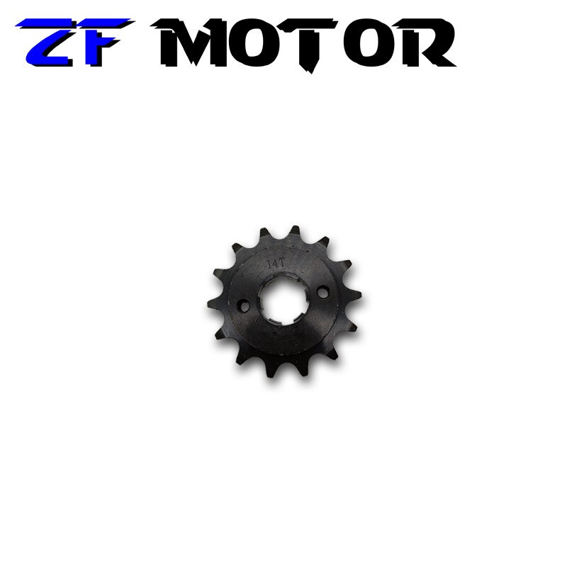 Para Honda CBR250 MC14 MC17 VTF VT250 engranaje delantero de la motocicleta y piñón trasero geartransmission negro cadena 520