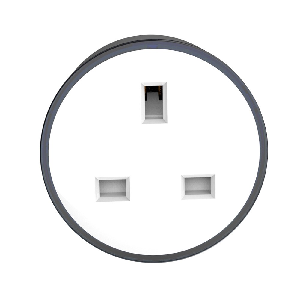 Smart Plug UK - Works with Alexa & Google Home - WiFi Remote Control - 10A 220V 600W - Overload Protection: Round