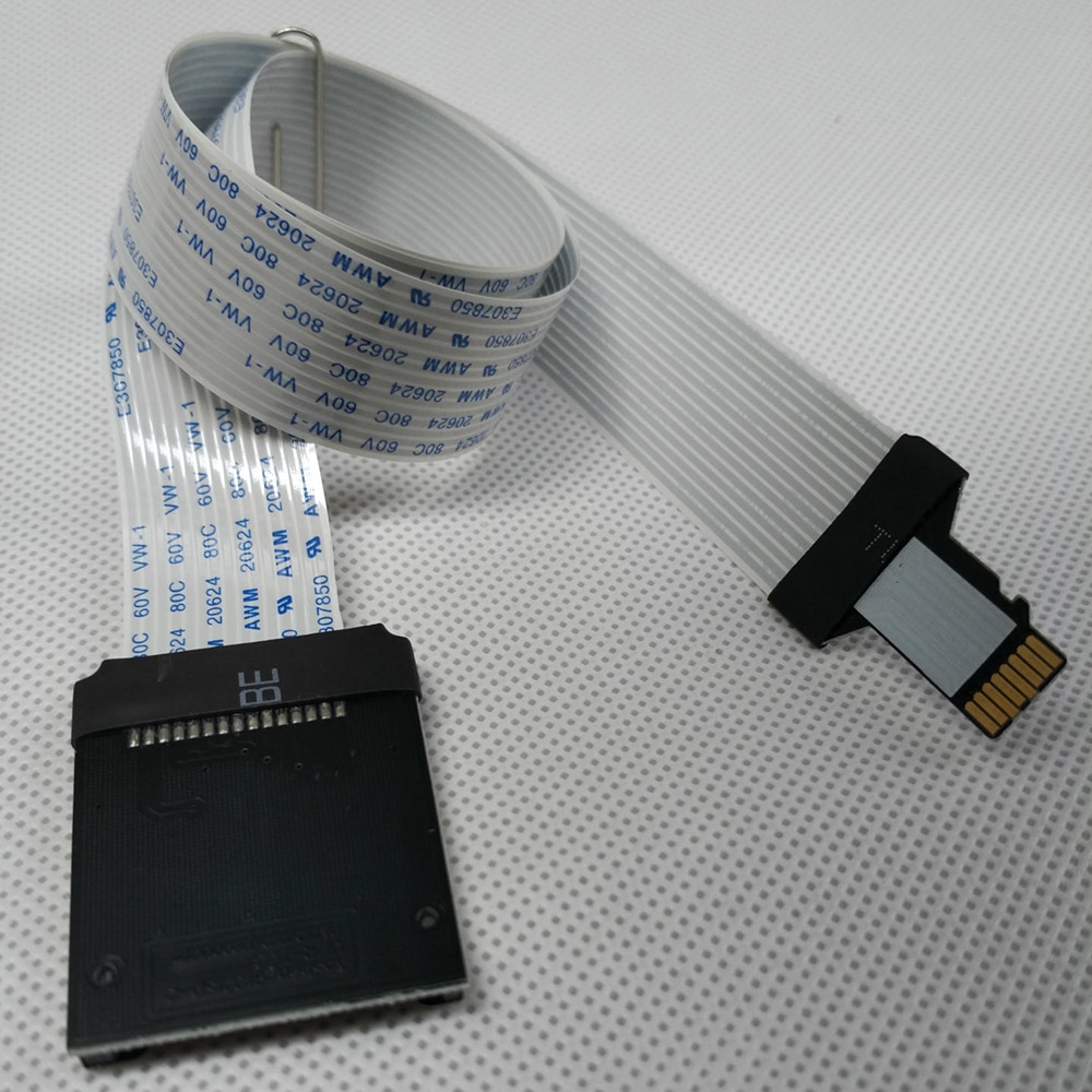 Cable extensor de extensión de tarjeta Micro SD a SD, adaptador para GPS para coche de cámara Digital