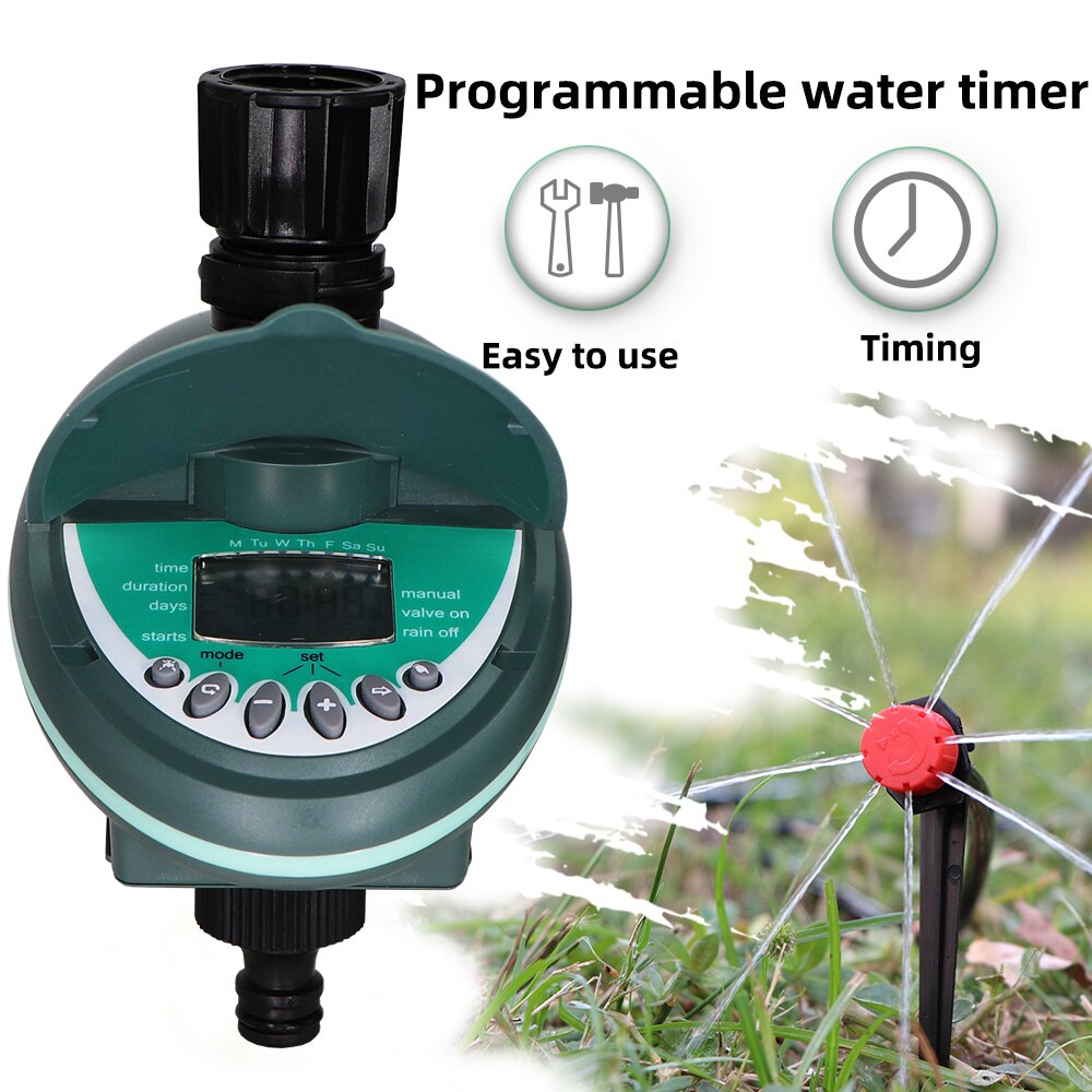 Intelligence Programmable Water Timer Irrigation Automatic Garden Electronic Irrigator Watering Controller System Greenhouse