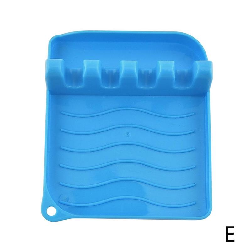 Multifunctional Soup Spoon Pad Pot Cover Bracket Non-slip Heat-resistant Suitable for Shovel Spoon Pliers Kitchen Gadgets: E