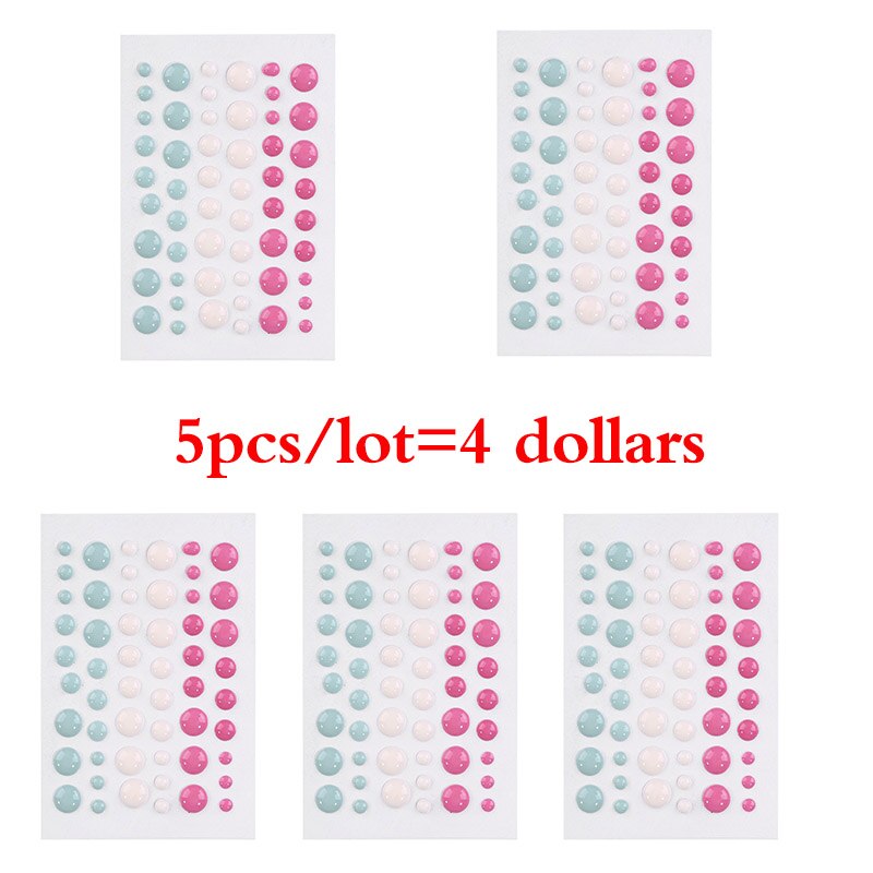 Enamel Dot Self Adhesive Sprinkles Enamel Dots Resin Sticker for Scrapbooking DIY Crafts Card Making Decoration: Picture 7