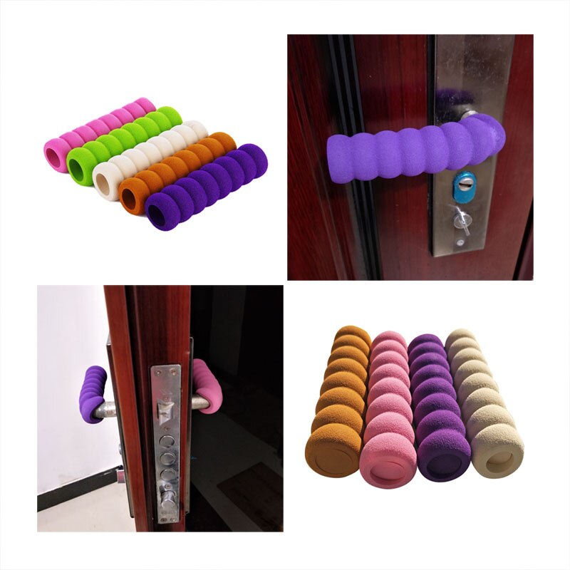 Protecteur de bouton de poignée de porte | Protection de sécurité pour bébé, sans statique, couvre-poussière élastique, fournitures domestiques