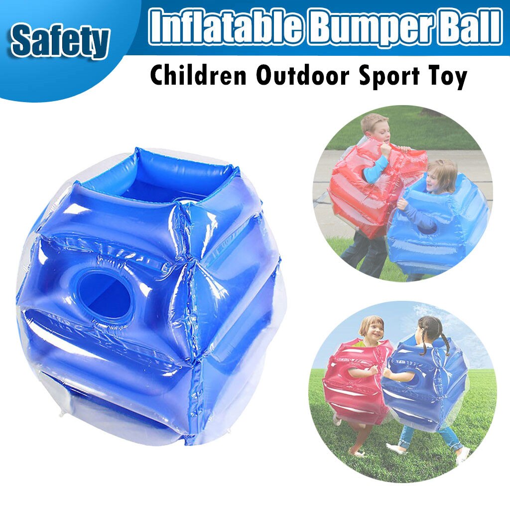 Pelota de choque inflable de Pvc para adultos y niños, pelota de choque para deportes al aire libre, de verano, 1 ud.
