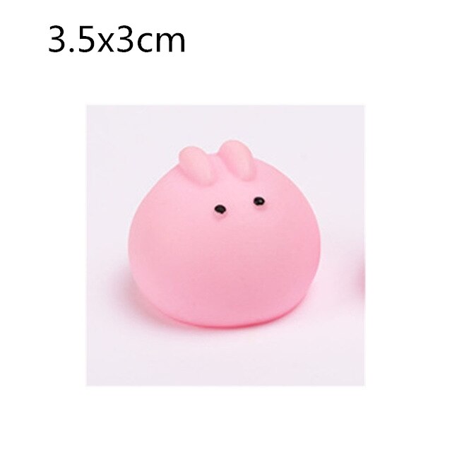 1 stk søde 4.5cm hundelegetøj pink skrigende gummigris kæledyrslegetøj knirke squeaker tygge hjemmepynt tyggelegetøj til hunde: B