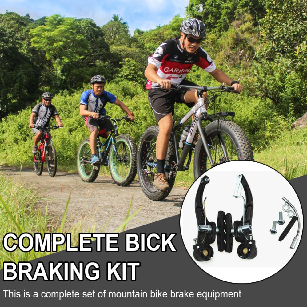 Bike V Brakes for Bike Linear Bicycle Brake Set Mountain Bike Front and Rear V Brakes Set Replacement Parts Fit