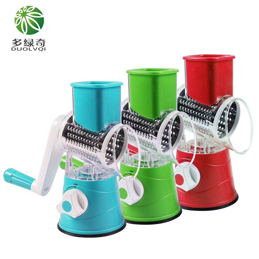 Manual Vegetable Cutter Slicer Round Mandoline Slicer Kitchen Tool Multi-functional Potato Cheese