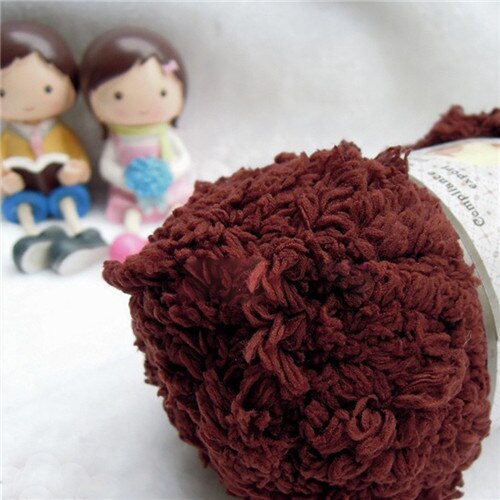 Crochet Yarn DIY Knitting Cashmere Yarn Soft Warm Baby Yarn For Hand Knitting Supplies Hand- Wool Coral Cashmere Plush: 8