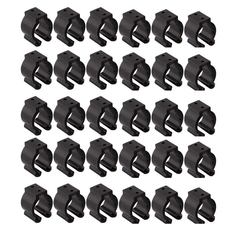 30Pcs Fishing Pole Rod Holder Clips Fishing Rod Storage Rack: Default Title