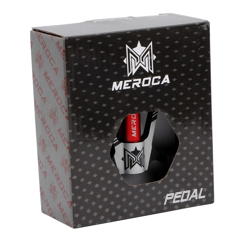 MEROCA – pédale de vtt antidérapante en alliage d'aluminium, 9/16 pouces, pour route et montagne, BMX, ultralégère