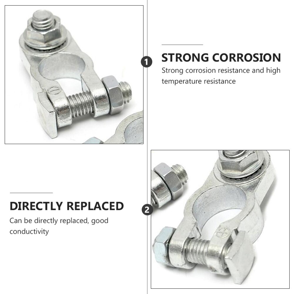 8Pcs 12V Universal Battery Holder Practical Battery Terminal Battery Clip