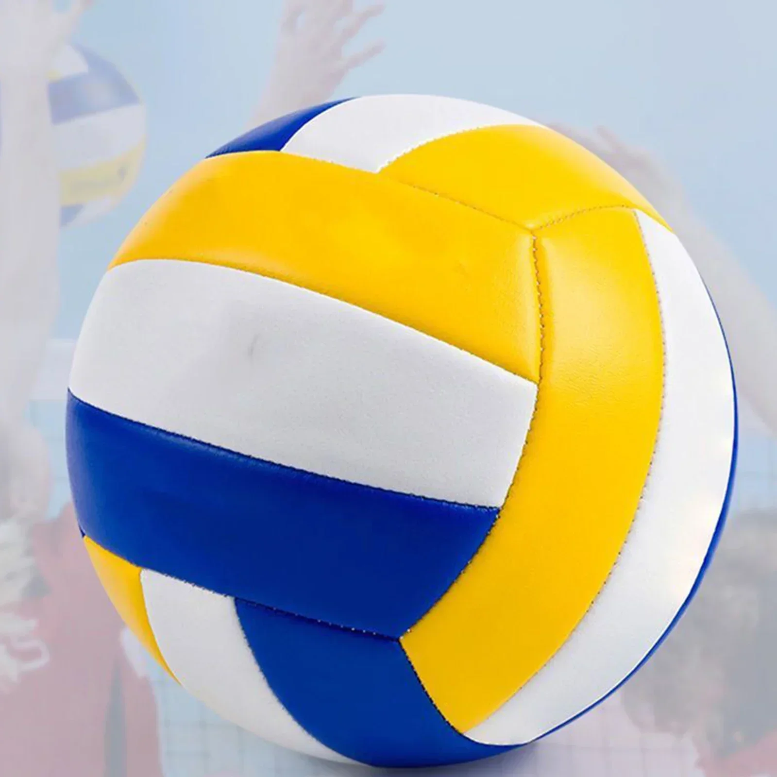Voleibol de competición de 20,5 cm, PVC No.5, voleibol para playa, adiestramiento en interiores y exteriores, máquina de coser a prueba de agua