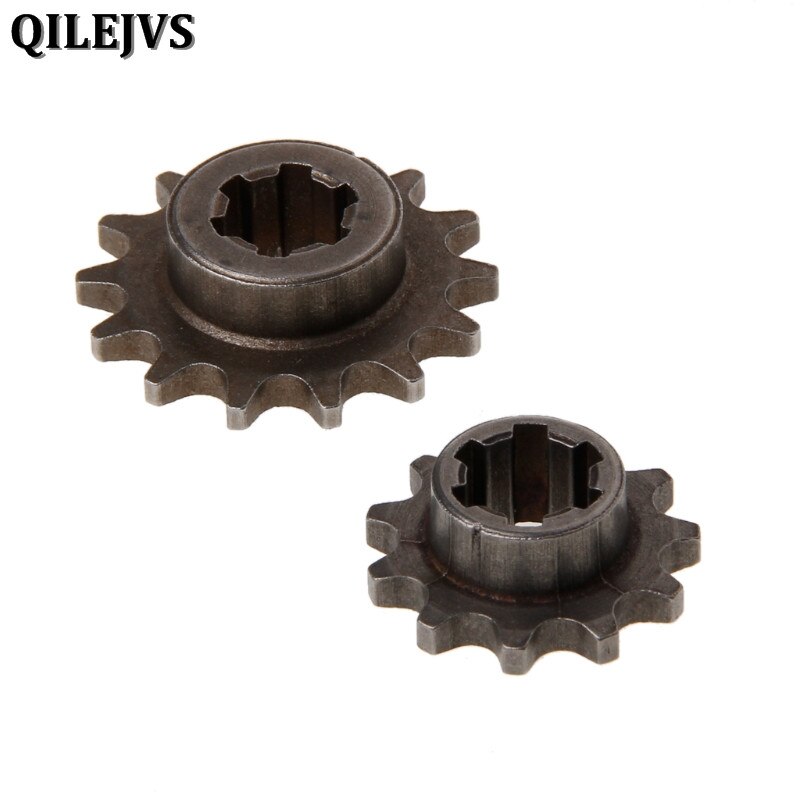 Qilejvs 47cc 49cc motorsykkel skitt sykkel  t8f 8mm 11 14 17 20 tann foran tannhjul kjede kjede tannhjul minimoto