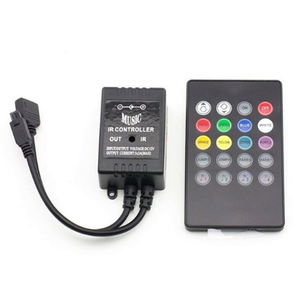 USB 20 music keys IR controller black Remote sound... – Grandado
