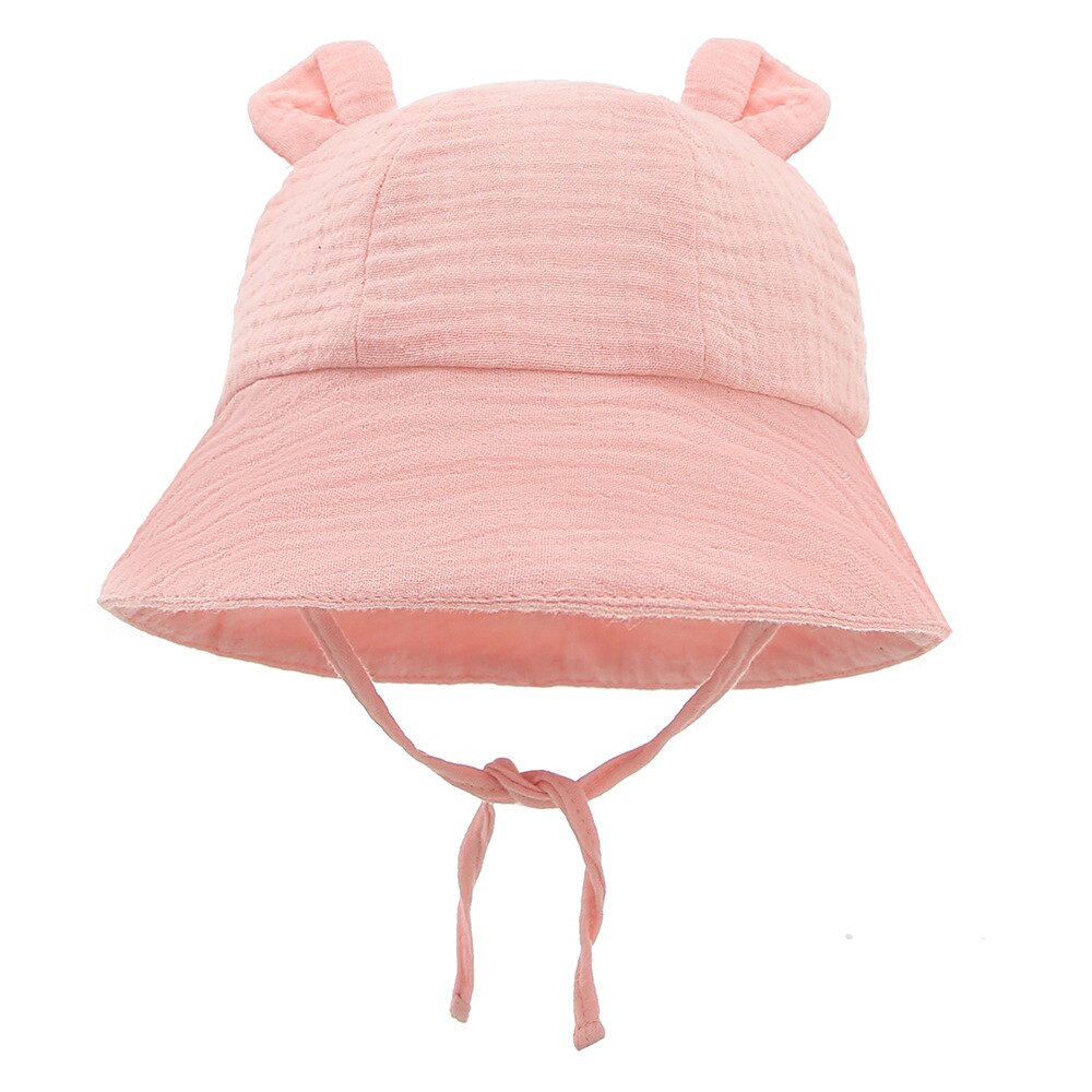 gorro niña Sombrero de cubo para bebé, sombrero de Sol de algodón de Color sólido, gorros de playa, sombrero de Panamá para niño y niña, accesorios de primavera y verano, 3-12 meses, 2022: Style6
