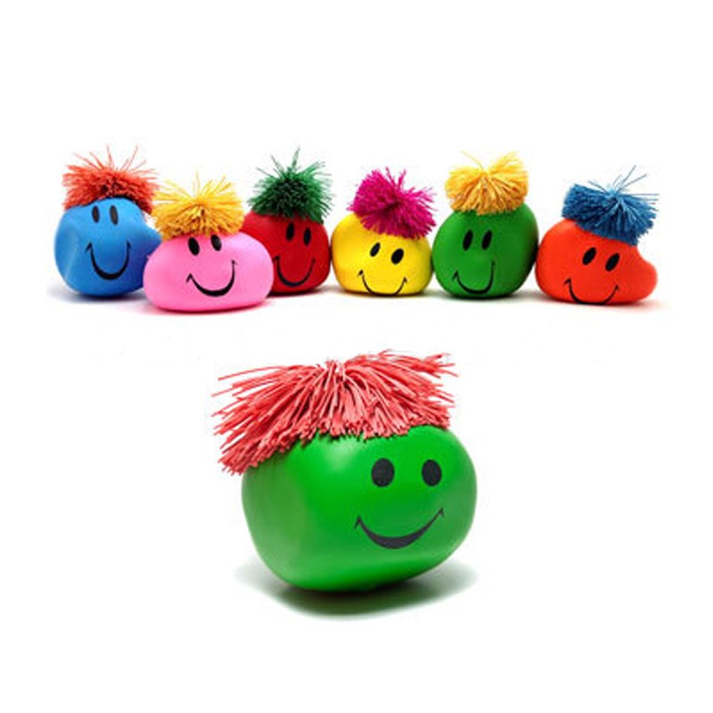 30 Stks/partij Leuke Stressbal Glimlach Gezicht Stress Reliever Speelgoed Voor Kinderen Squeeze Speelgoed Gags Grap Speelgoed