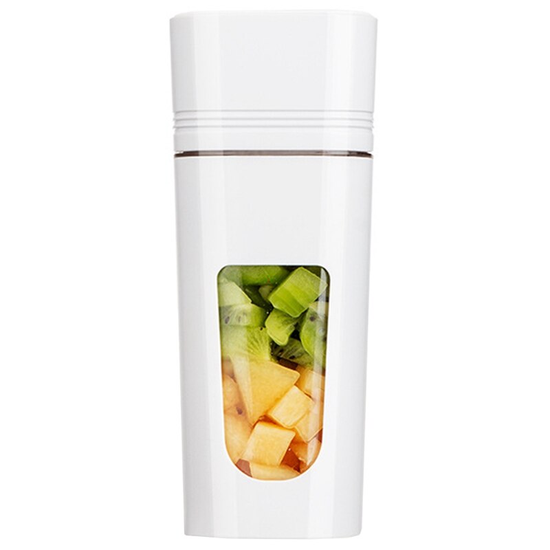 Draagbare Blender Voor Handgemaakte Fruit Of Groente Smoothie Mini Juicer Met Usb Oplaadbare Voor Outdoor, Reizen: White