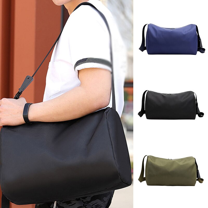 Stor kapasitet utendørs reiseveske messenger bag lett sammenleggbar yoga bag fitness bag pakking kuber weekend bag reise duffle