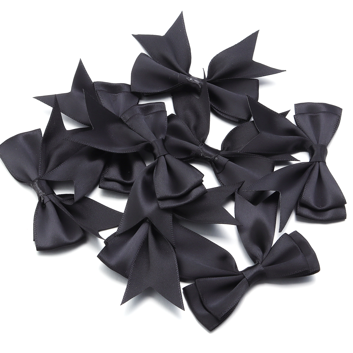 10 stks/partij Satijnen Lint Strikken Leuke Kleurrijke Dacron Dubbellaags Strik Boog Bloem Voor DIY Craft Kleding Decoratie Accessoires: Antique Copper