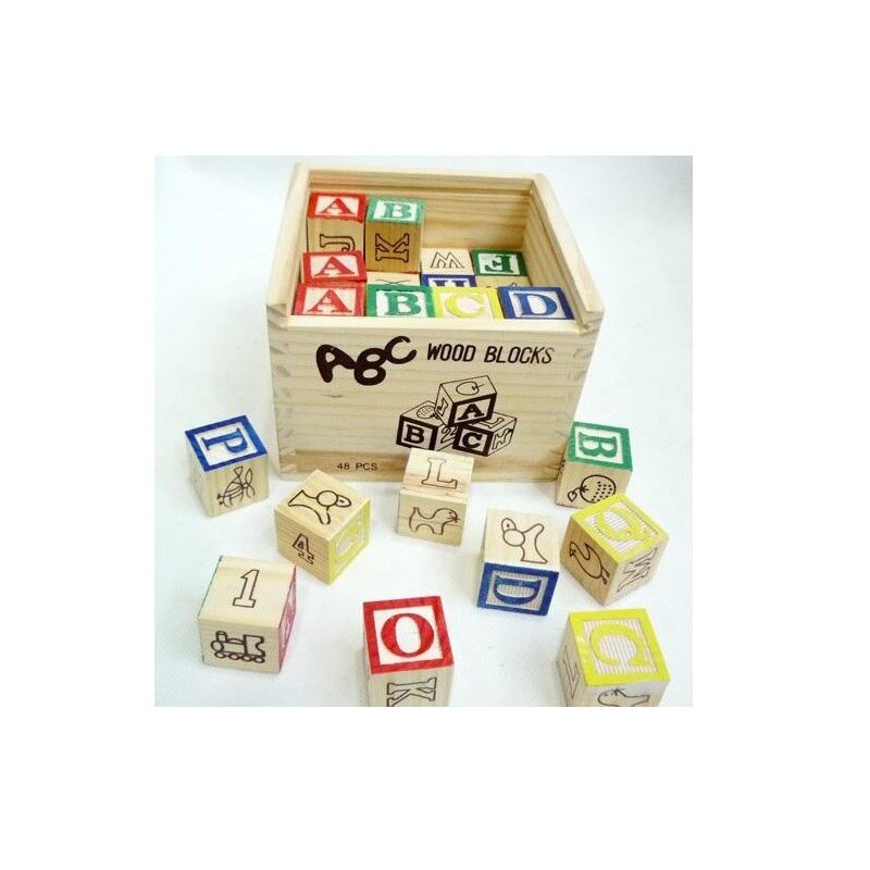 27 pcs Children Starter learning English Block Toy ABC Teaching Alphabet Blocks Kindergarten english teaching aids Kid preschool