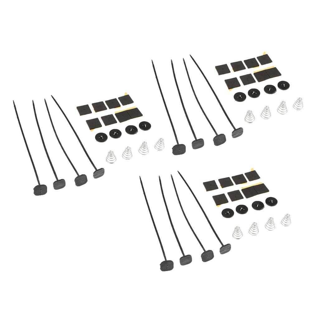 Universal Radiator Mount Mounting Kit Electric Fan Tie Strap Kit (3 Set)