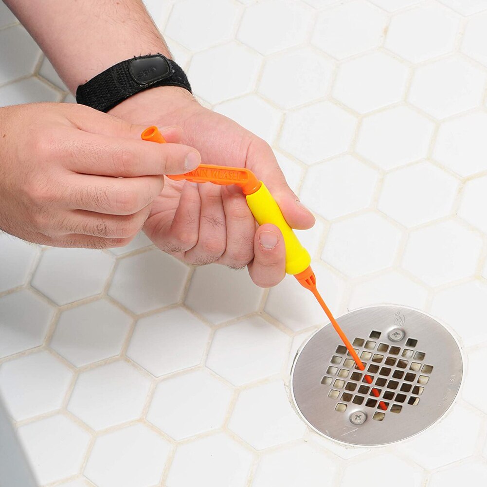 Drain Cleaning Tool Drain Clog Remover Drain Unblocker Tool Clog Remover Kit Drain Dredge Tool Household for Kitchen Sink