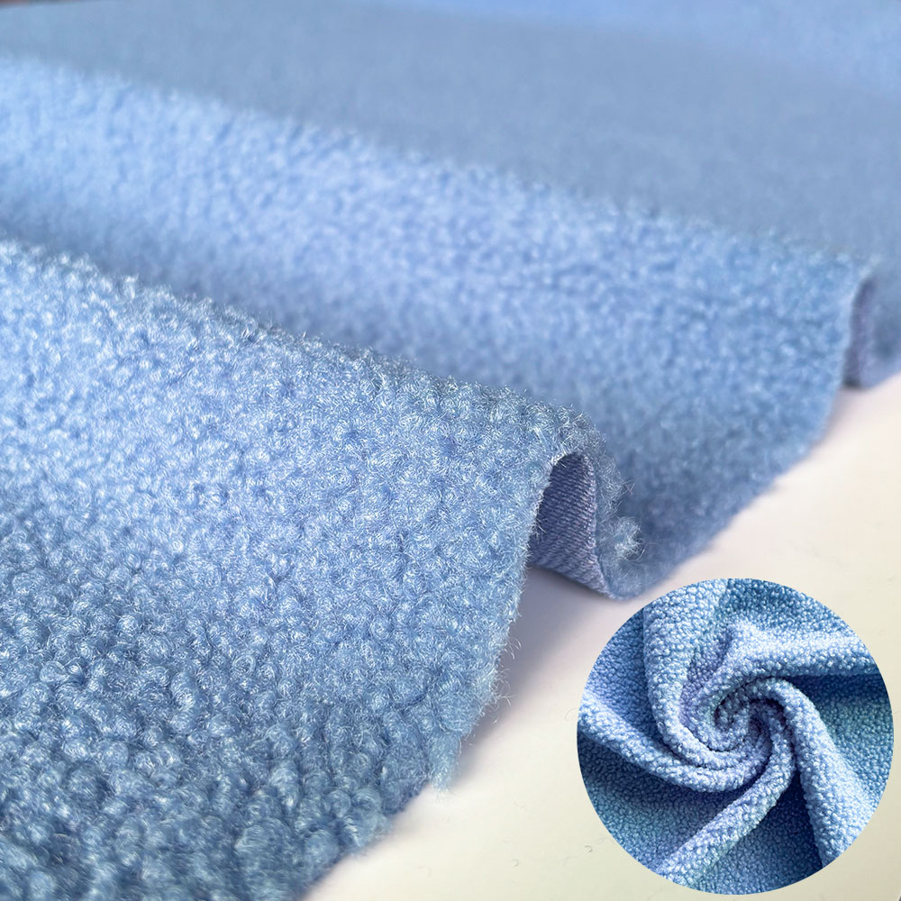 Tela de lana de cordero sintética gruesa y cálida, muñeco de peluche de lana Coral, forro de costura ligero elástico, accesorio de ropa, 160cm x 100cm